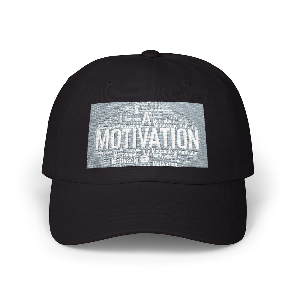 Motivation Is a Universal Language Dad Cap — Classic Embroidered Baseball Hat