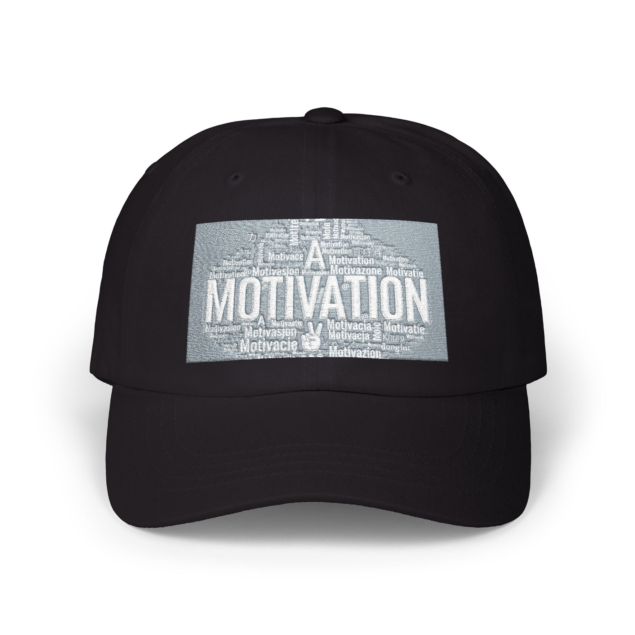 Motivation Is a Universal Language Dad Cap — Classic Embroidered Baseball Hat