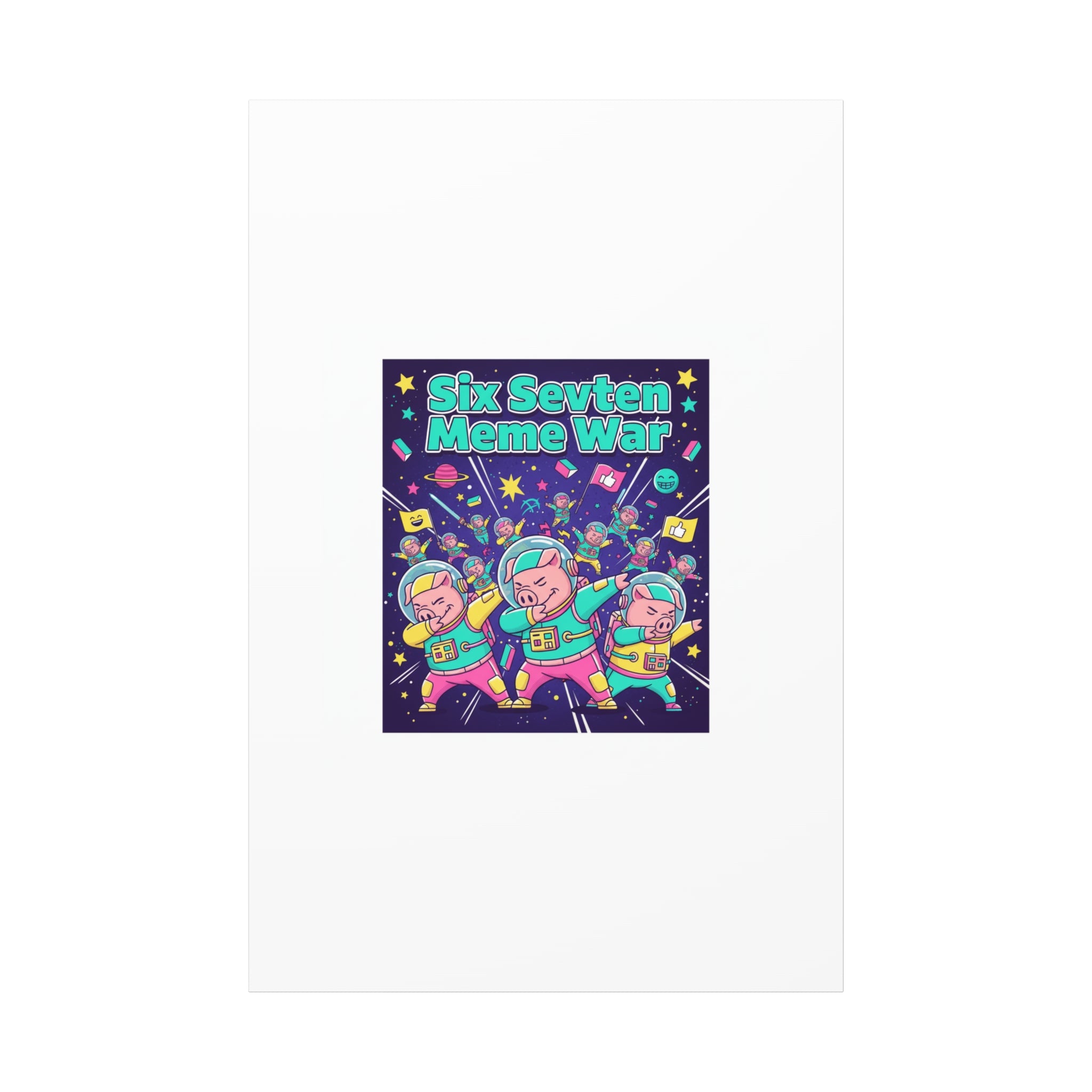 Six Sevven Meme War™ Canvas Tote | Nissspelled Edition