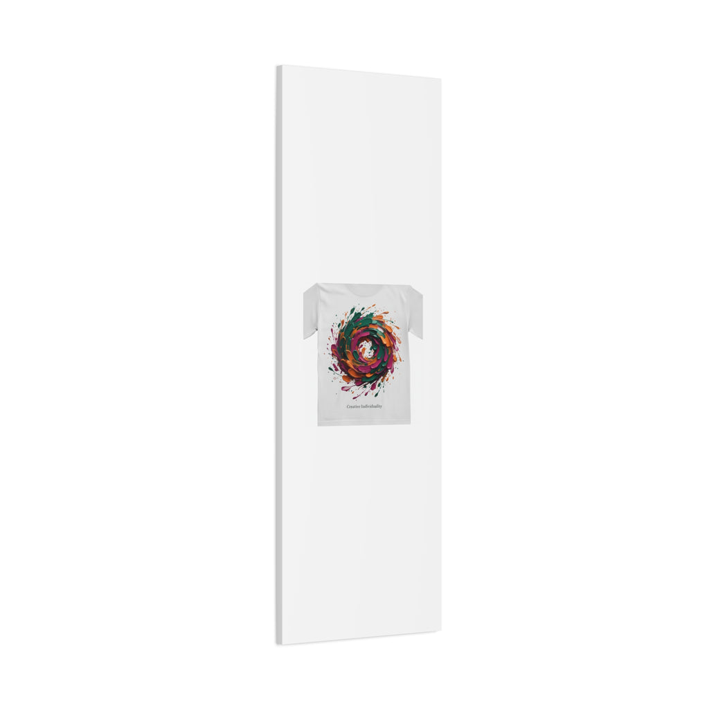 Painterly Abstract Floral Swirl Canvas | Matte Stretched Canvas