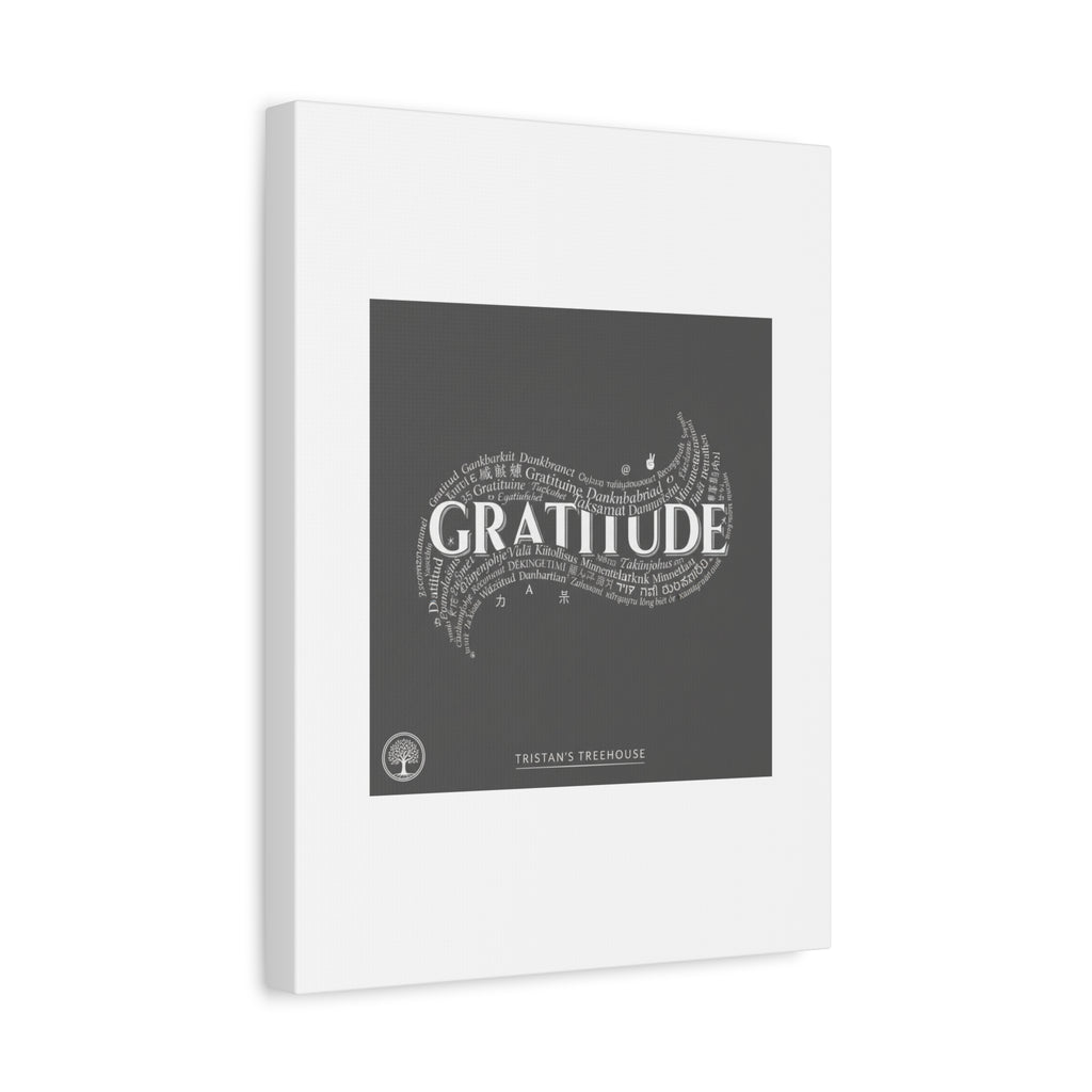Gratitude Wall Art Matte Canvas | Tiny Treats, sweet uplifting print