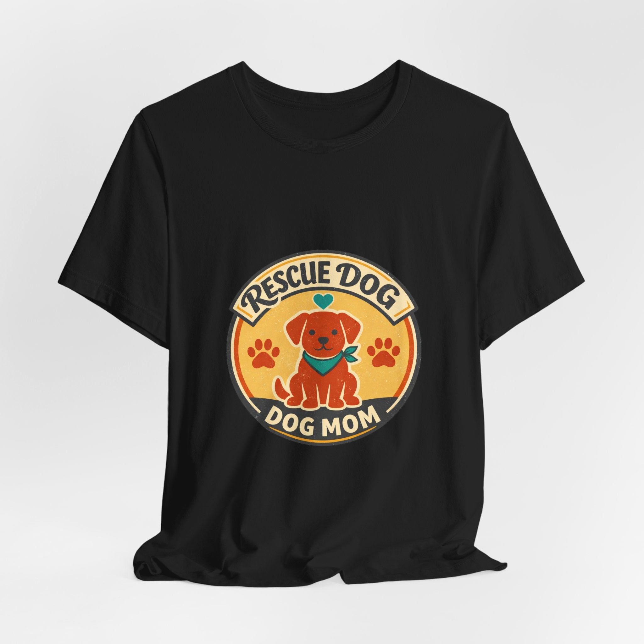 Rescue Dog Dog Mom Tee | rescue pride, fur baby
