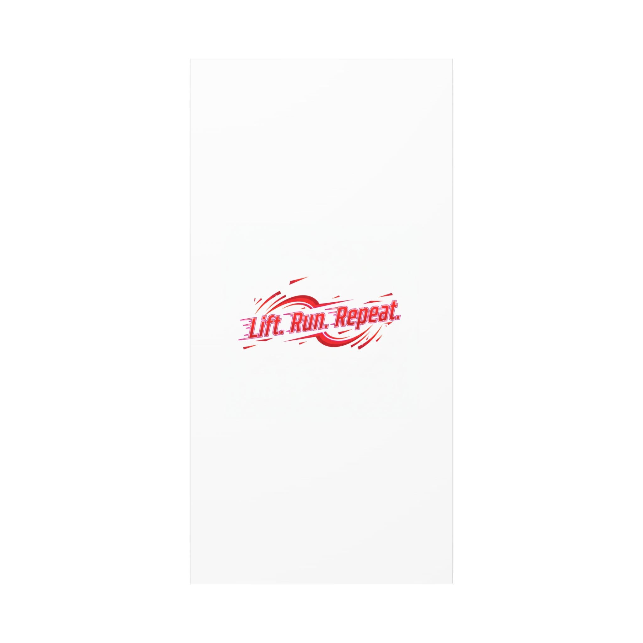 Lift Run Repeat Canvas | Fitness Wall Art, Gym Motivation