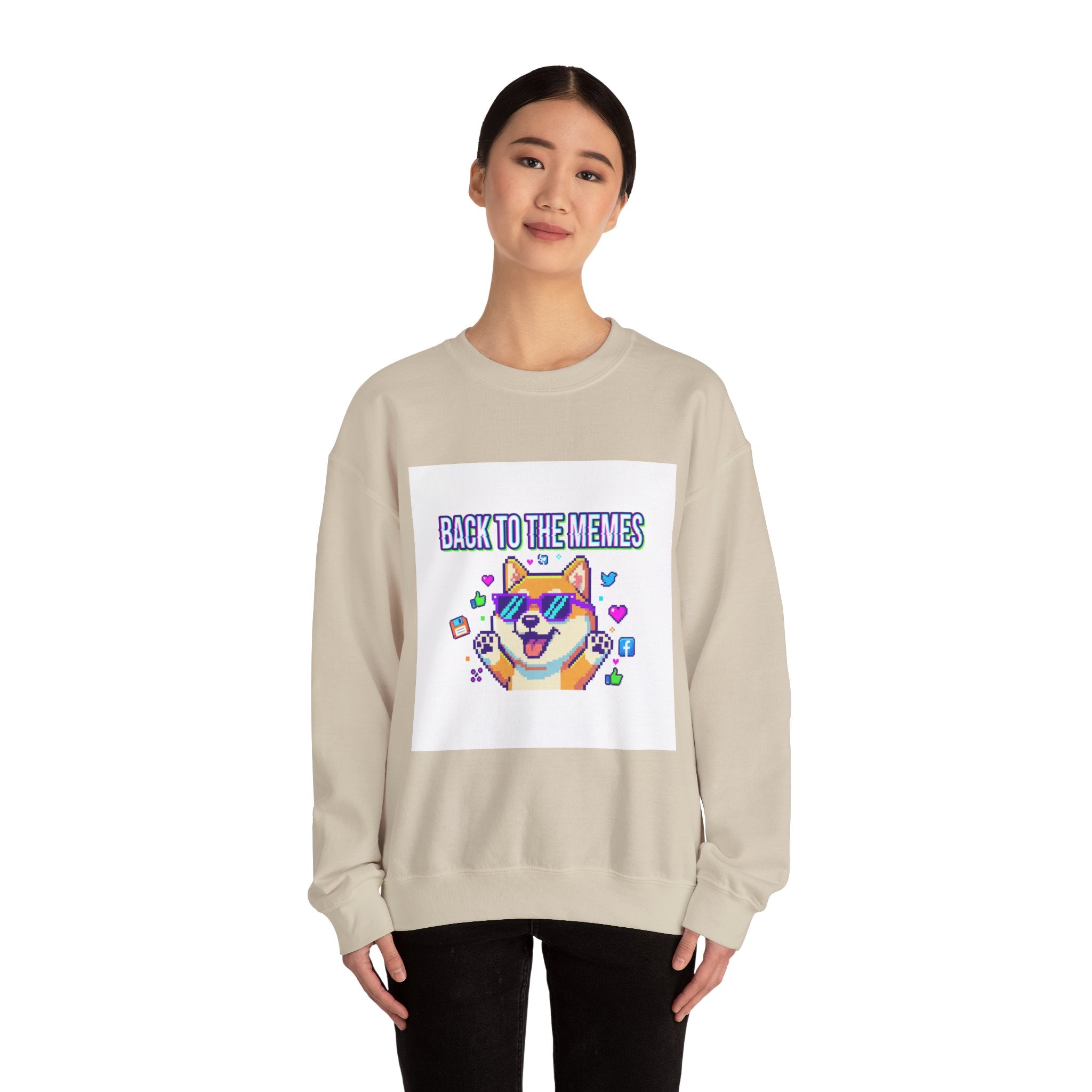 Back to the Memes Sweatshirt | 2000s Internet, meme throwback, nostalgia humor