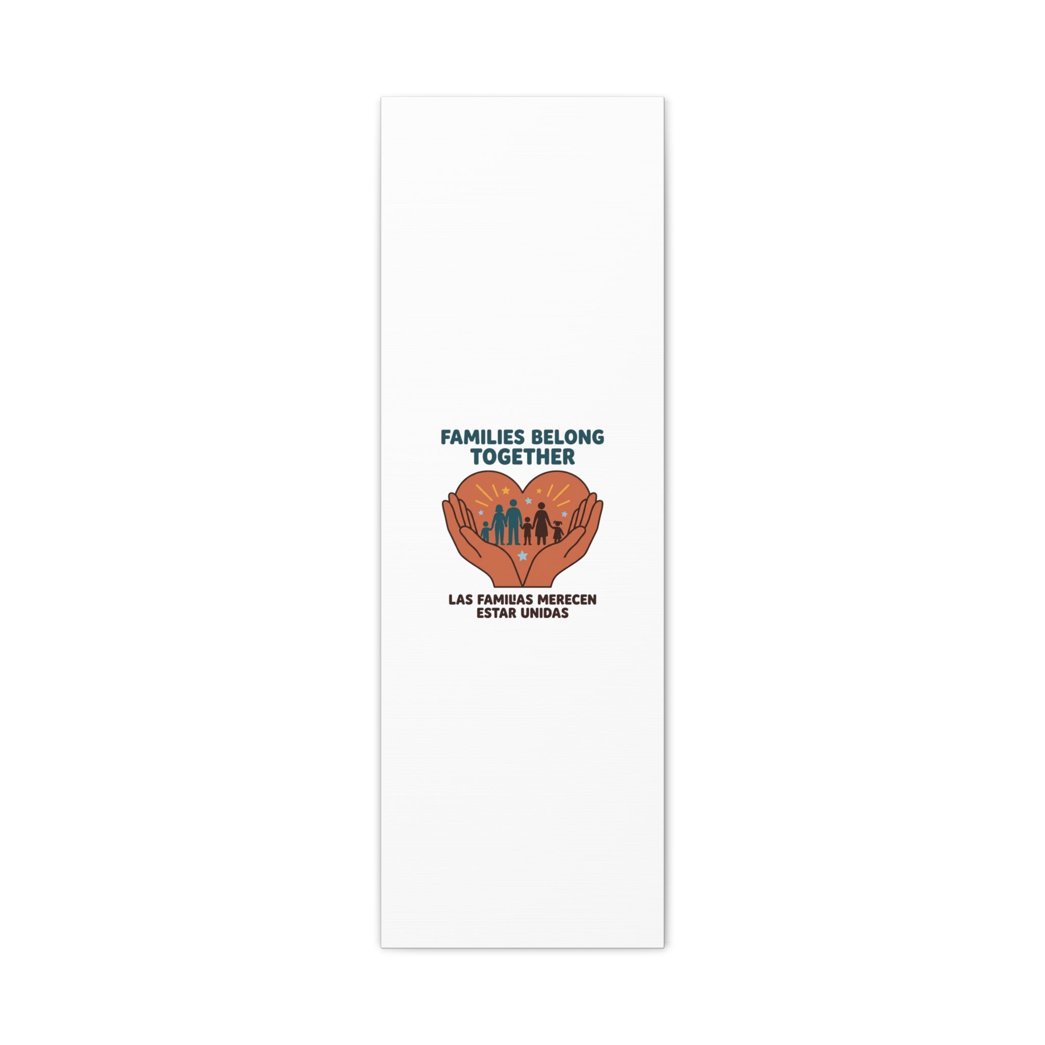 Families Belong Together Canvas | Family Unity, Bilingual Solidarity
