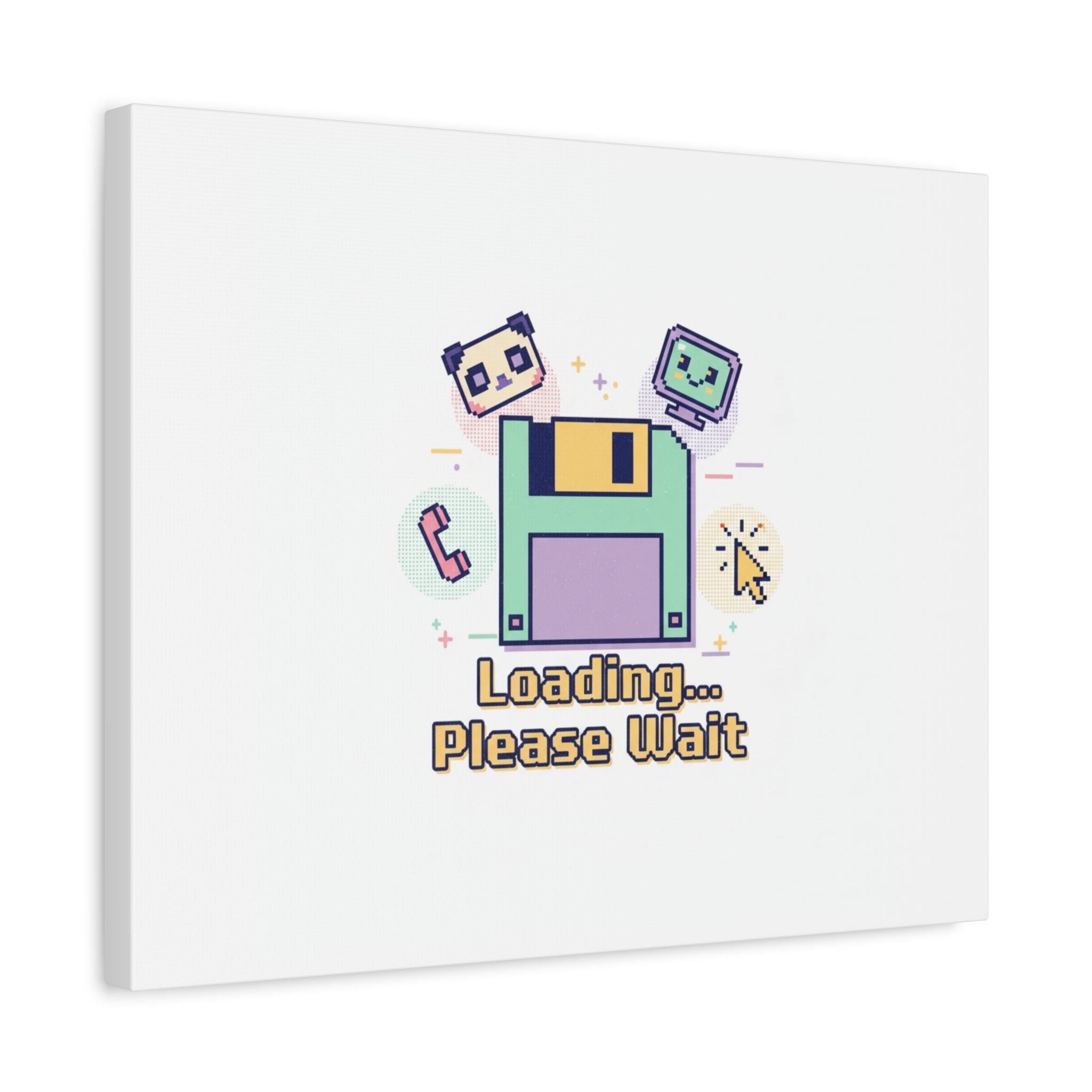 Loading Please Wait Canvas | Old Internet Aesthetic, 90s Web Nostalgia