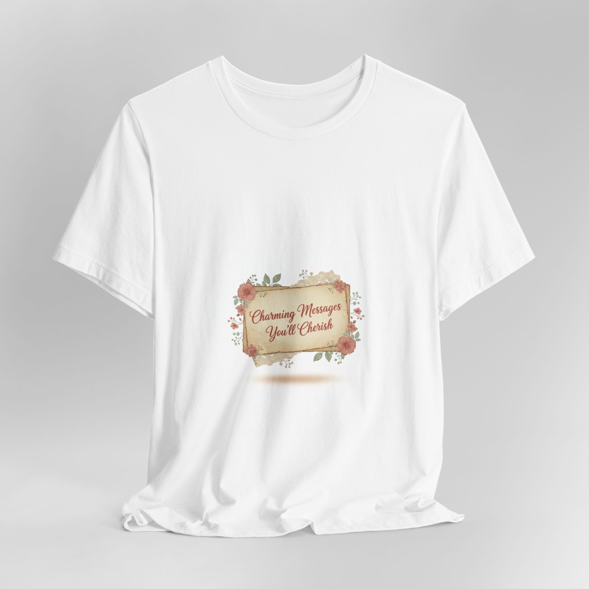 Love Letter Collage Tee | vintage letter art shirt, typewriter romance print