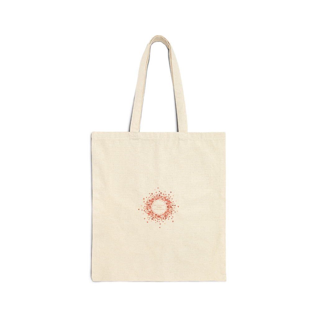 tiny heart confetti wreath Tote | tiny hearts everywhere, valentine doodle