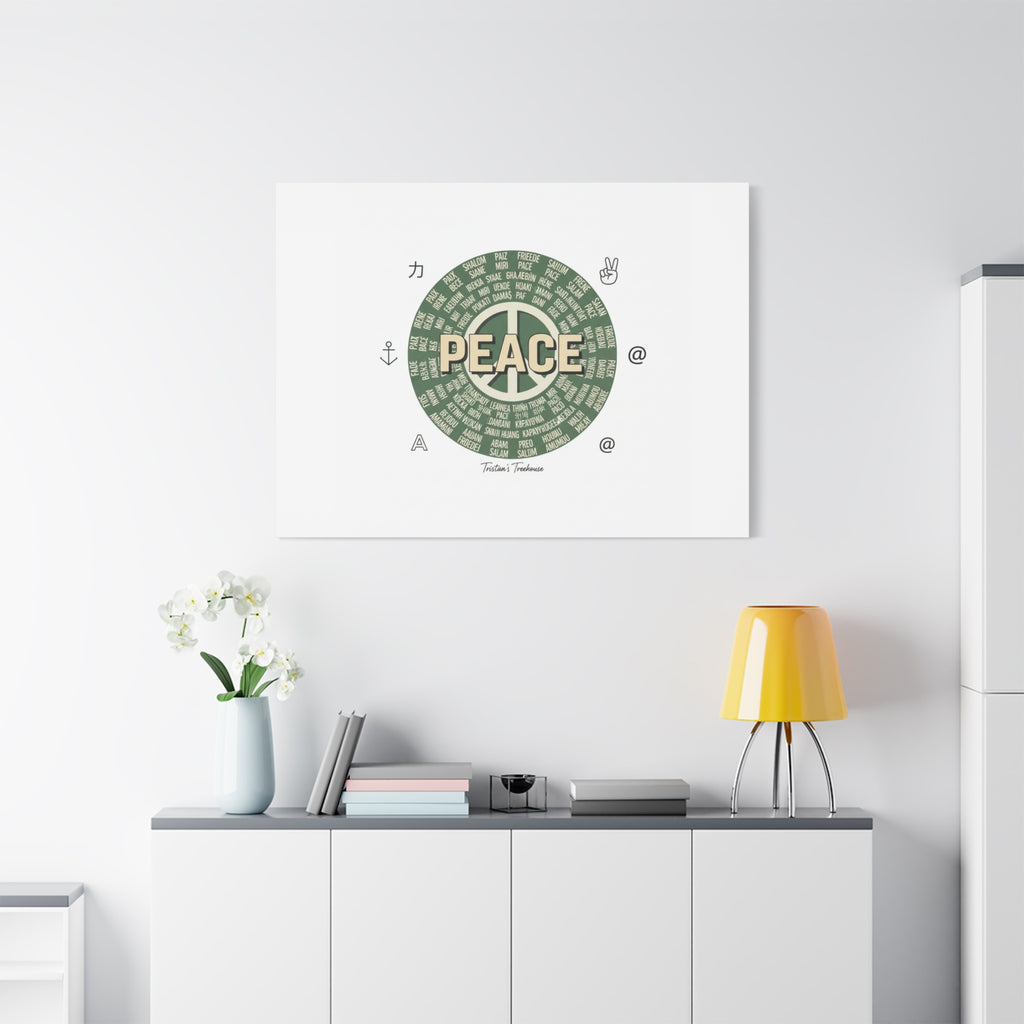 Peace doodle canvas | hand drawn sketch aesthetic, handwritten message