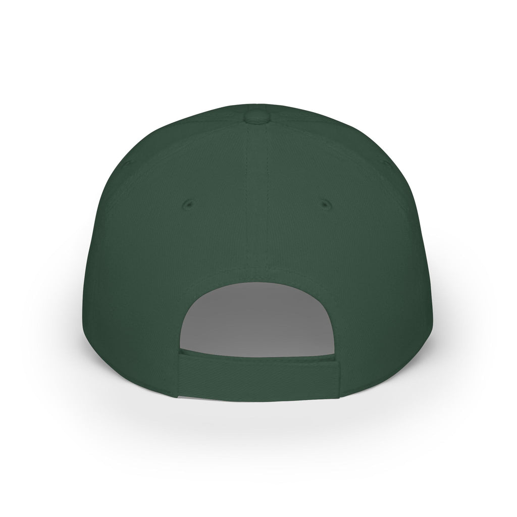LOOK UP Patch Baseball Cap — Motivational Low-Profile Red Hat