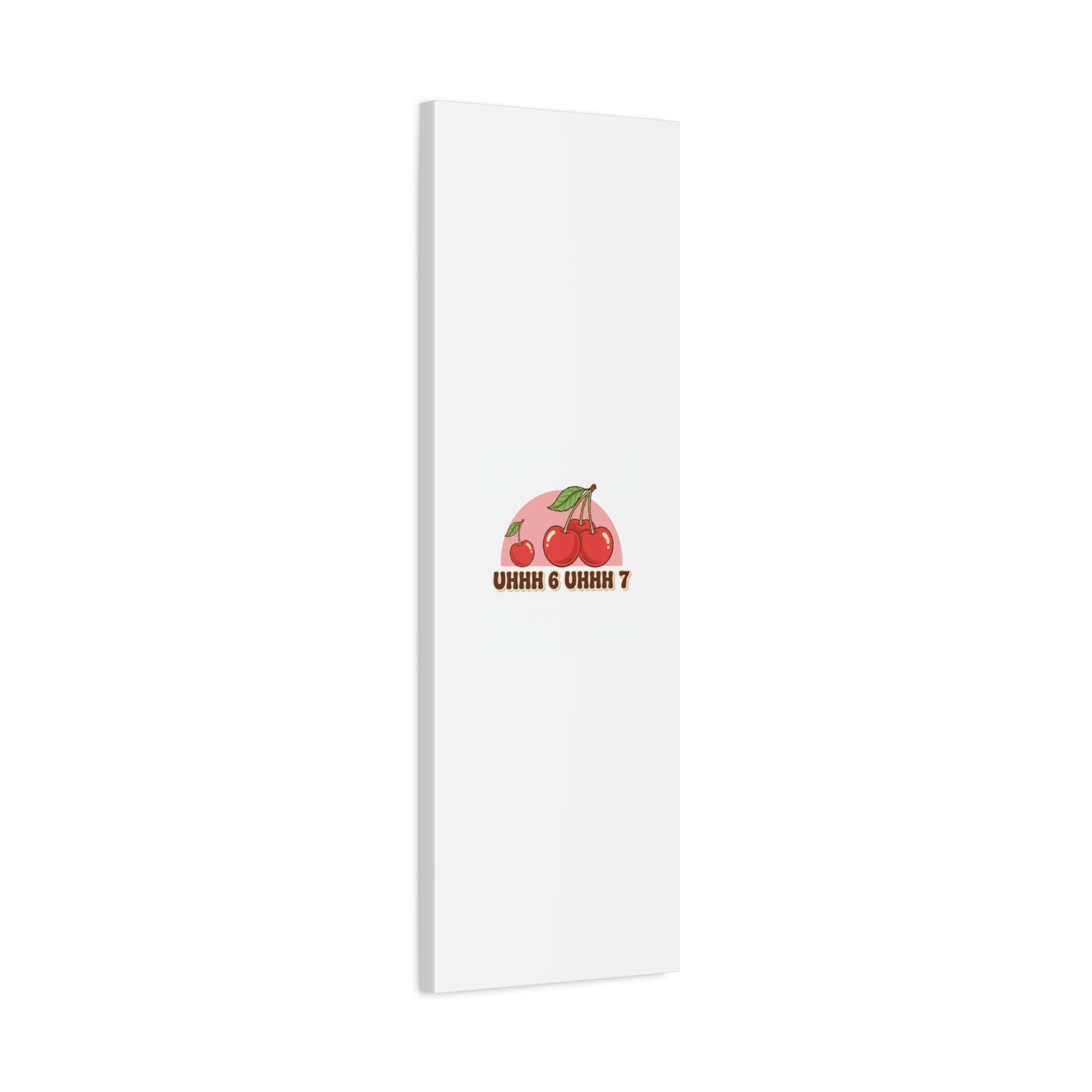 Six Severn Cherry Retro Graphic Canvas | kawaii fruit print, vintage cherry design