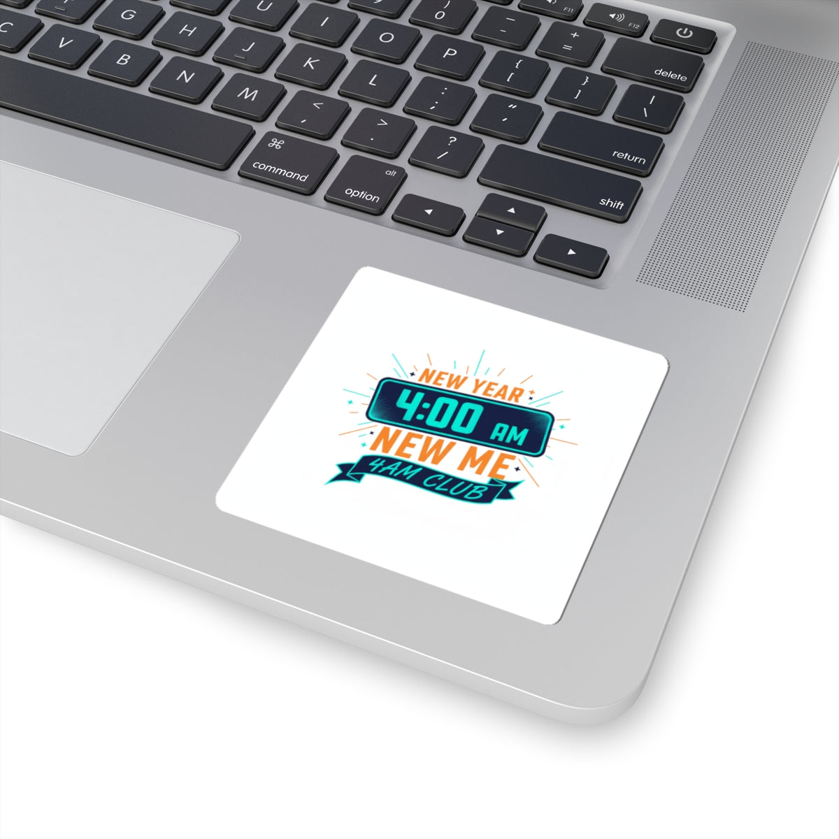 4:00 AM New Year New Me Sticker | Holiday Party, Festive Humor