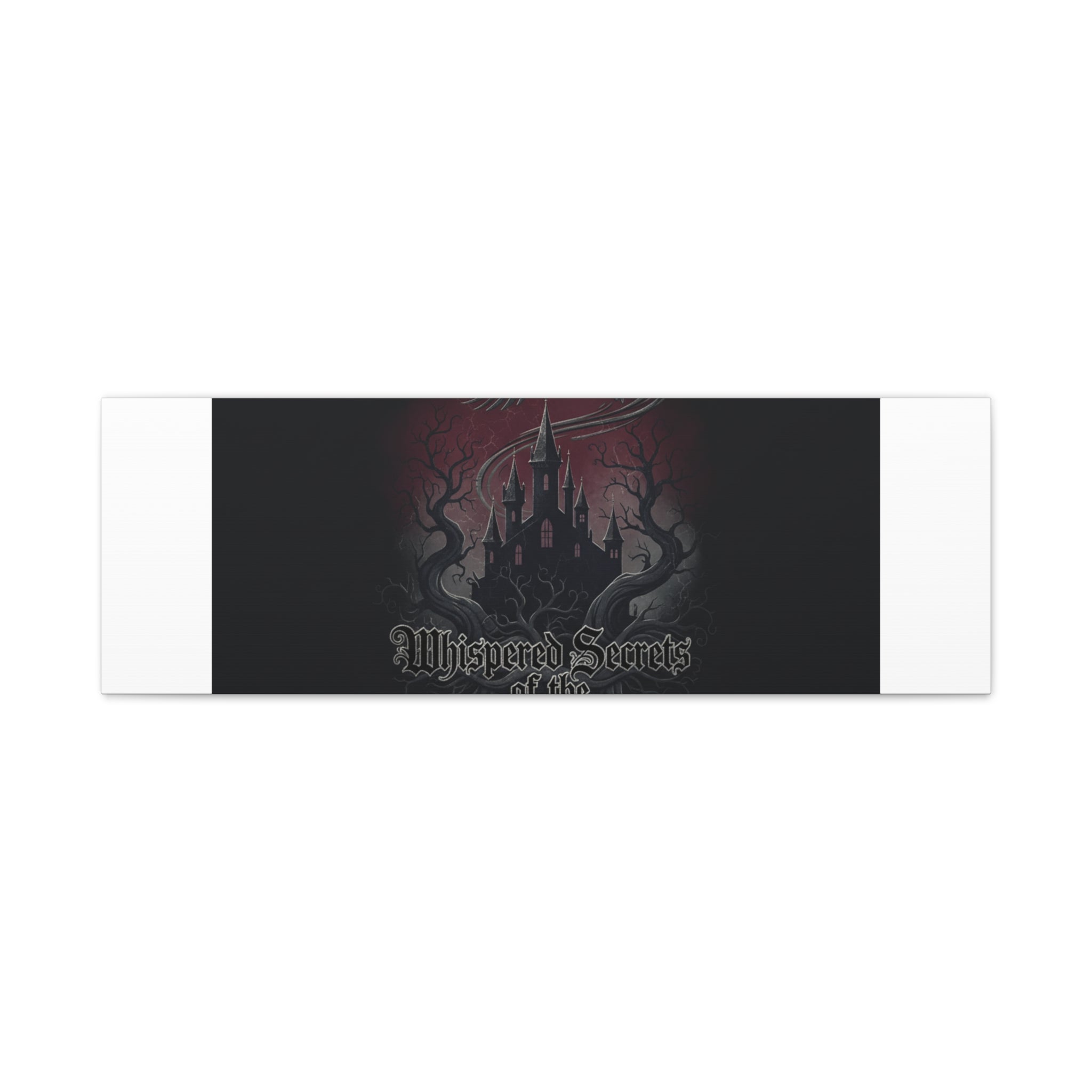 Whispered Secrets of the Shadows Castle Wall Art, Matte Canvas | Gothic Medieval Decor
