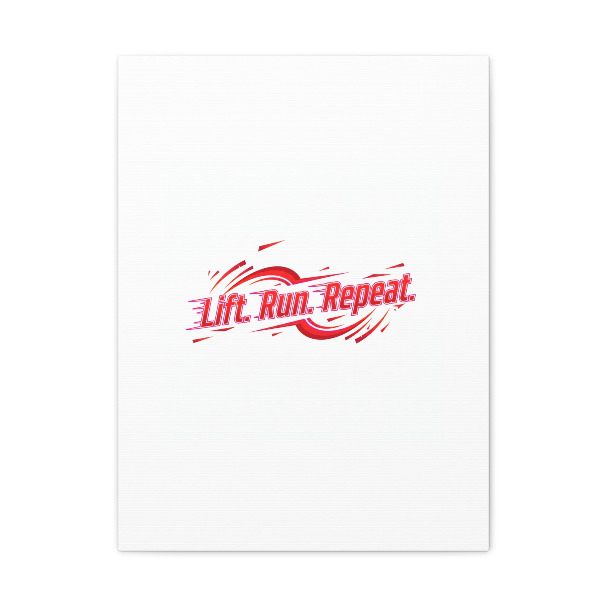 Lift Run Repeat Canvas | Fitness Wall Art, Gym Motivation