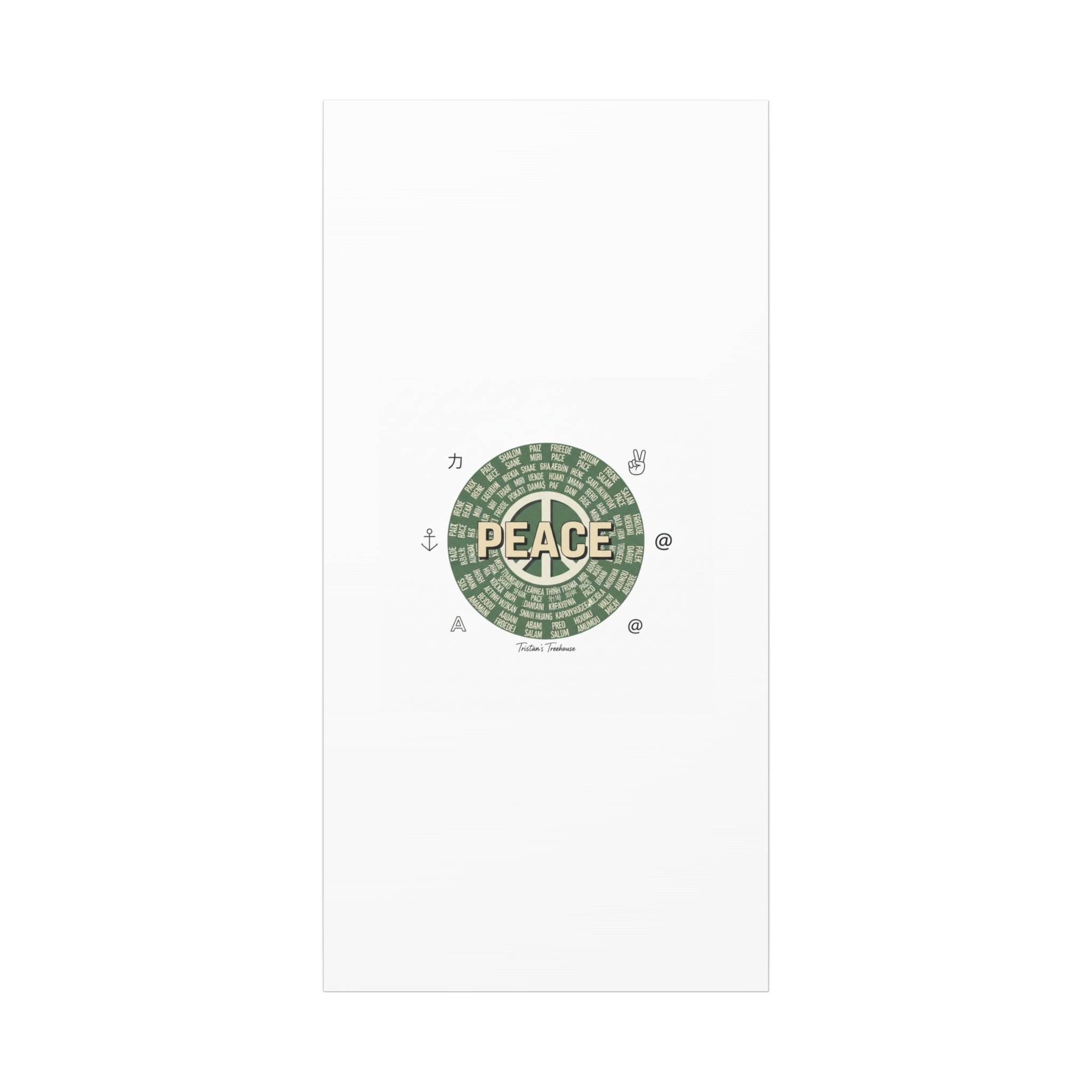 Peace doodle canvas | hand drawn sketch aesthetic, handwritten message