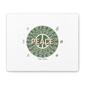 Peace doodle canvas | hand drawn sketch aesthetic, handwritten message