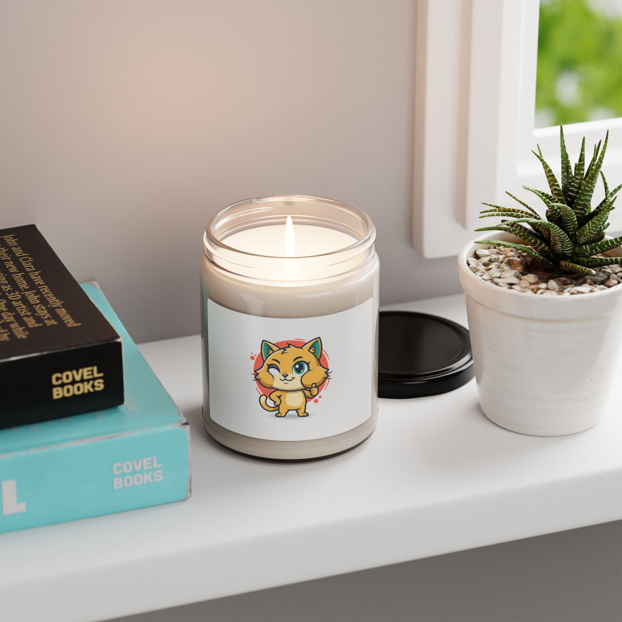 Quirky Rodent Cute Rat Candle | Scented Soy Candle, 9oz