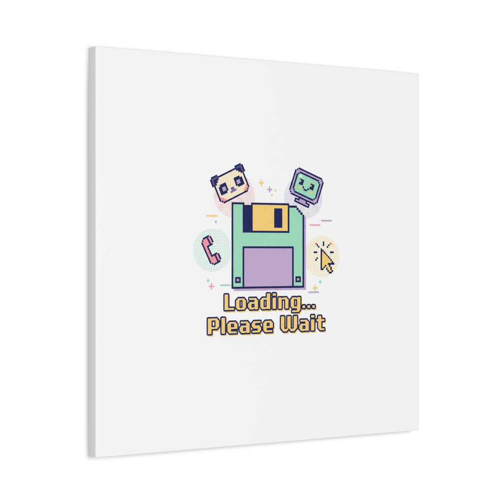 Loading Please Wait Canvas | Old Internet Aesthetic, 90s Web Nostalgia