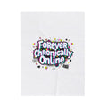 Forever Chronically Online Velveteen Blanket | brainrot, internet meme culture