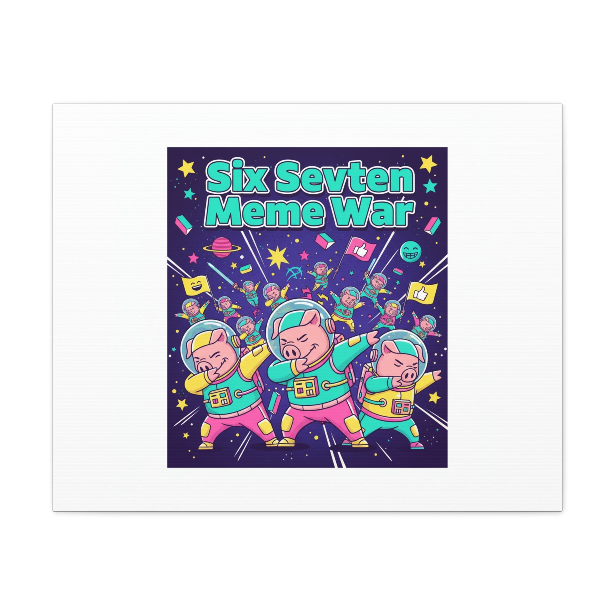 Six Sevven Meme War™ Canvas Tote | Nissspelled Edition
