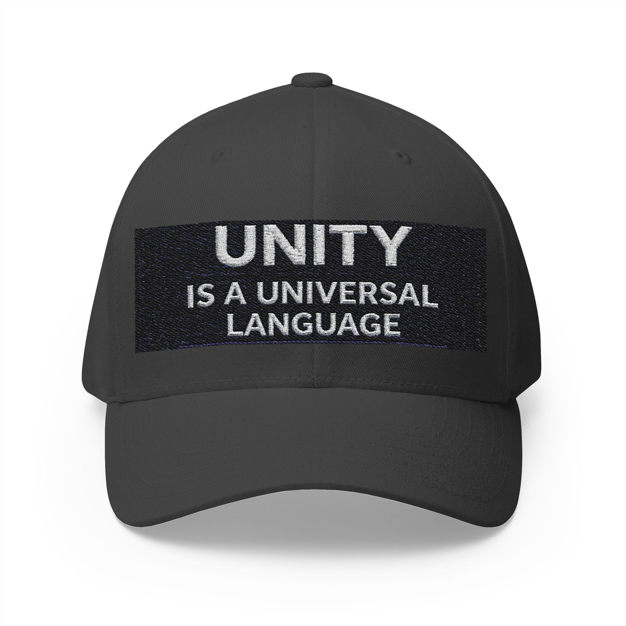 Unity Embroidered Cap — "Unity Is A Universal Language" Structured Hat