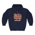 Love Vibes Zip Hoodie —Tristan’s Treehouse  Rustic Lakeside Circle Illustration