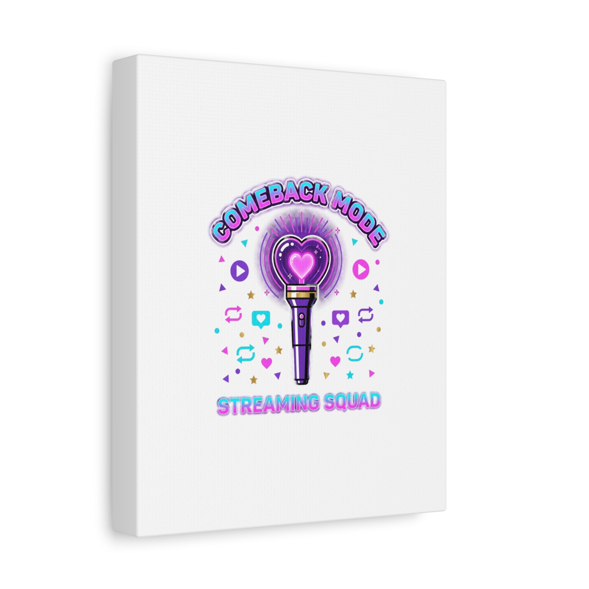 Comeback Mode Lightstick Canvas | K-pop Comeback, Streaming Squad