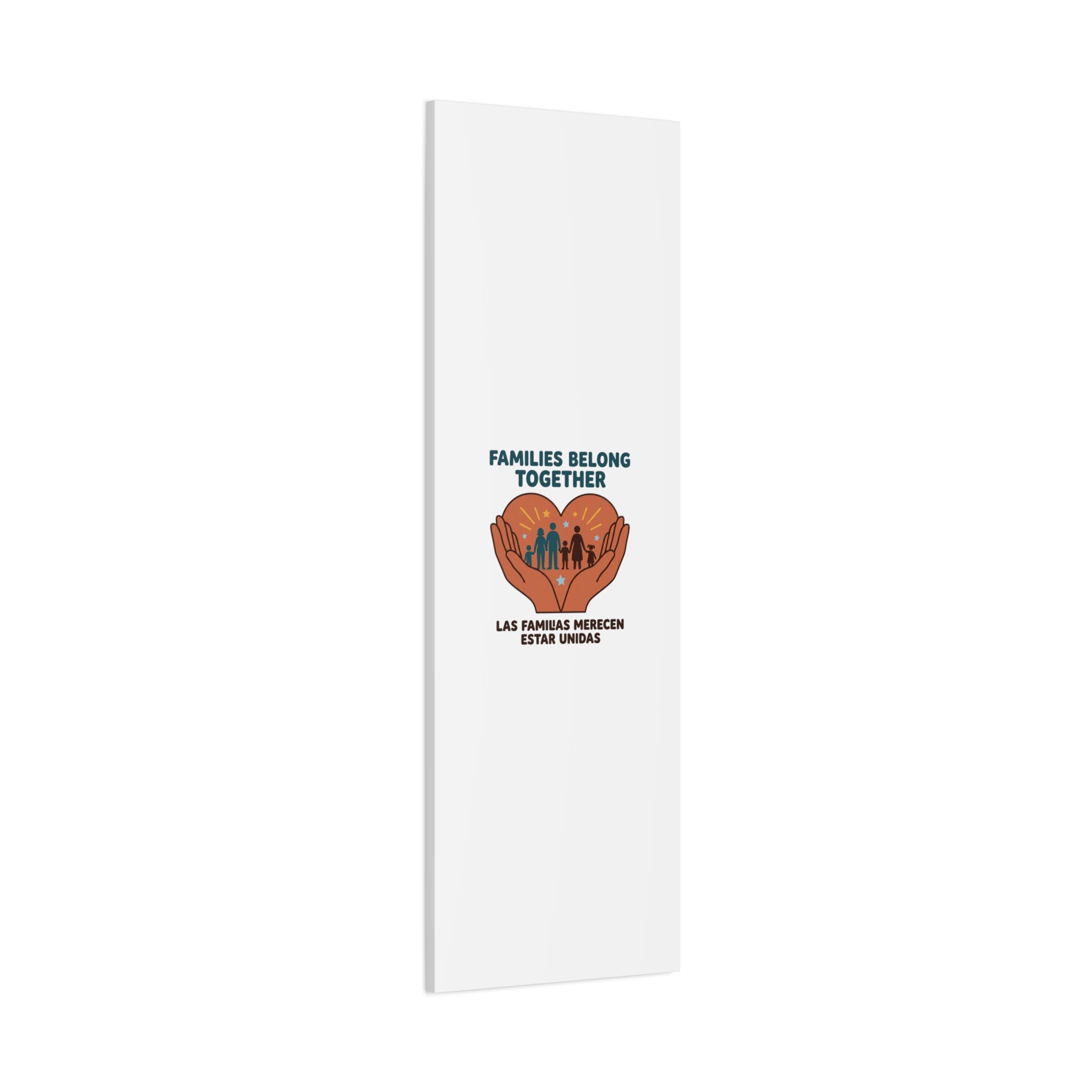 Families Belong Together Canvas | Family Unity, Bilingual Solidarity