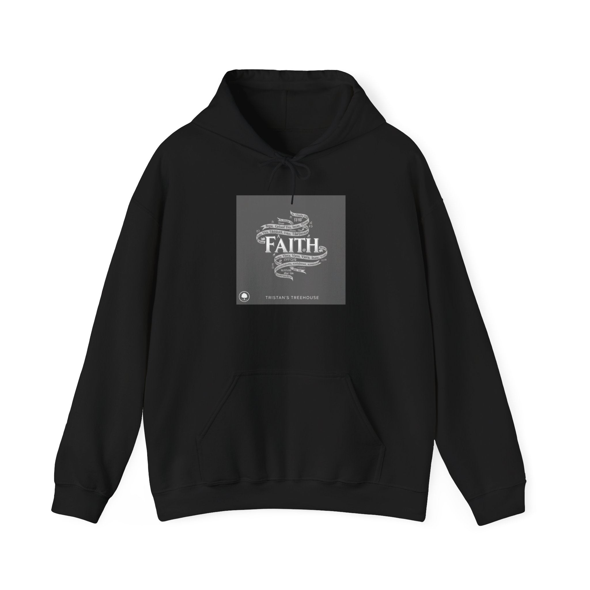 handwritten faith doodle Hoodie | sketch aesthetic, hand drawn message