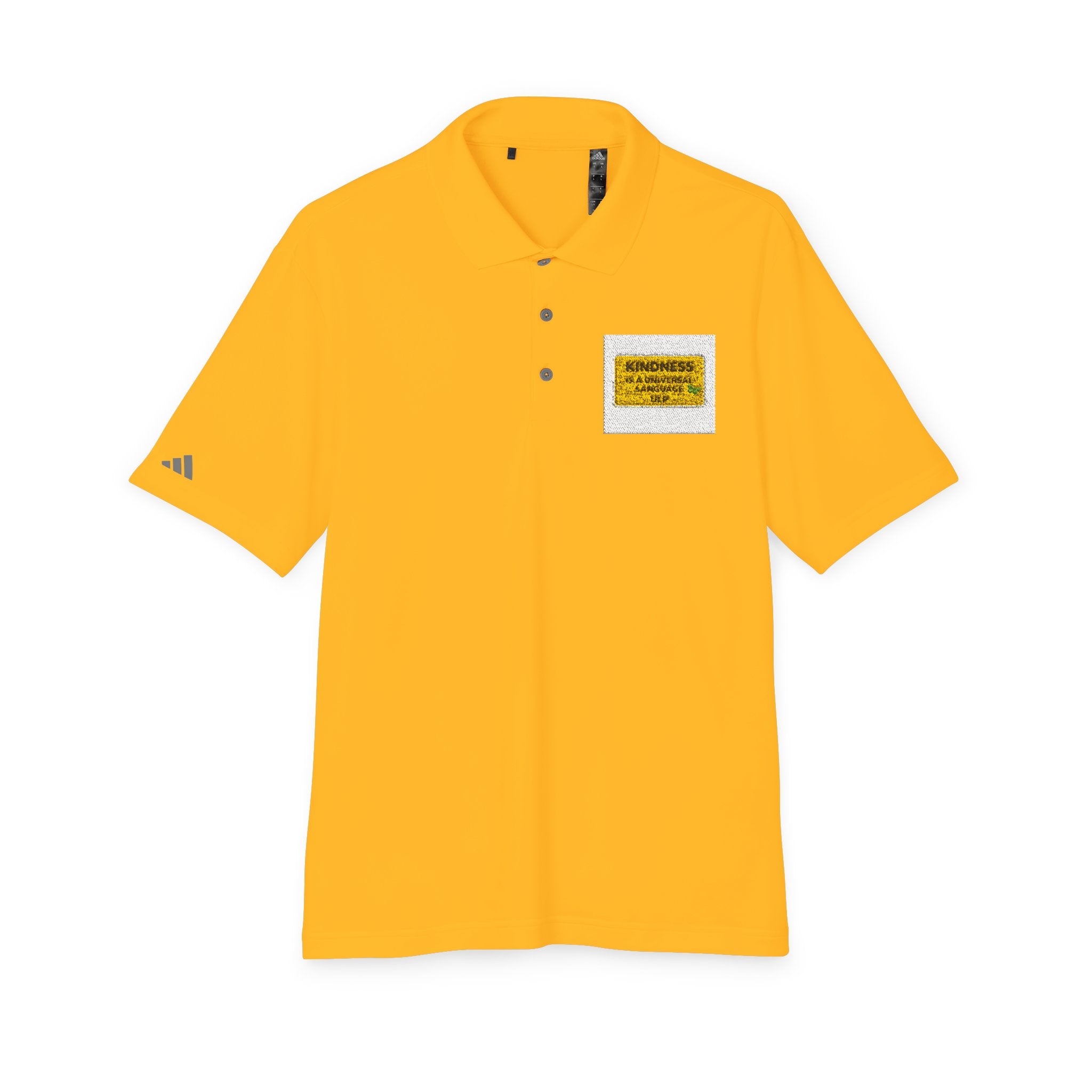 Kindness Is a Universal Language Golf Polo — Motivational Golf Shirt