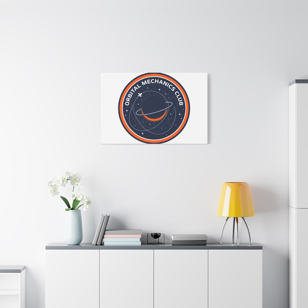 Orbital Mechanics Club Canvas | mission patch, space science