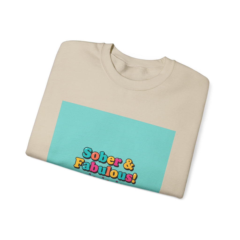 Sober & Fabulous Crewneck Sweatshirt, Dry January, Mocktail Trend
