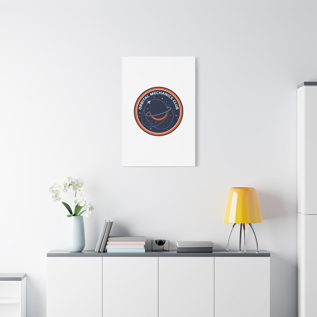 Orbital Mechanics Club Canvas | mission patch, space science