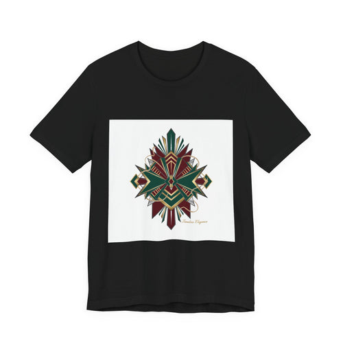 "Timeless Elegance" Art Deco Geometric T-Shirt | Vintage Luxury Graphic Tee