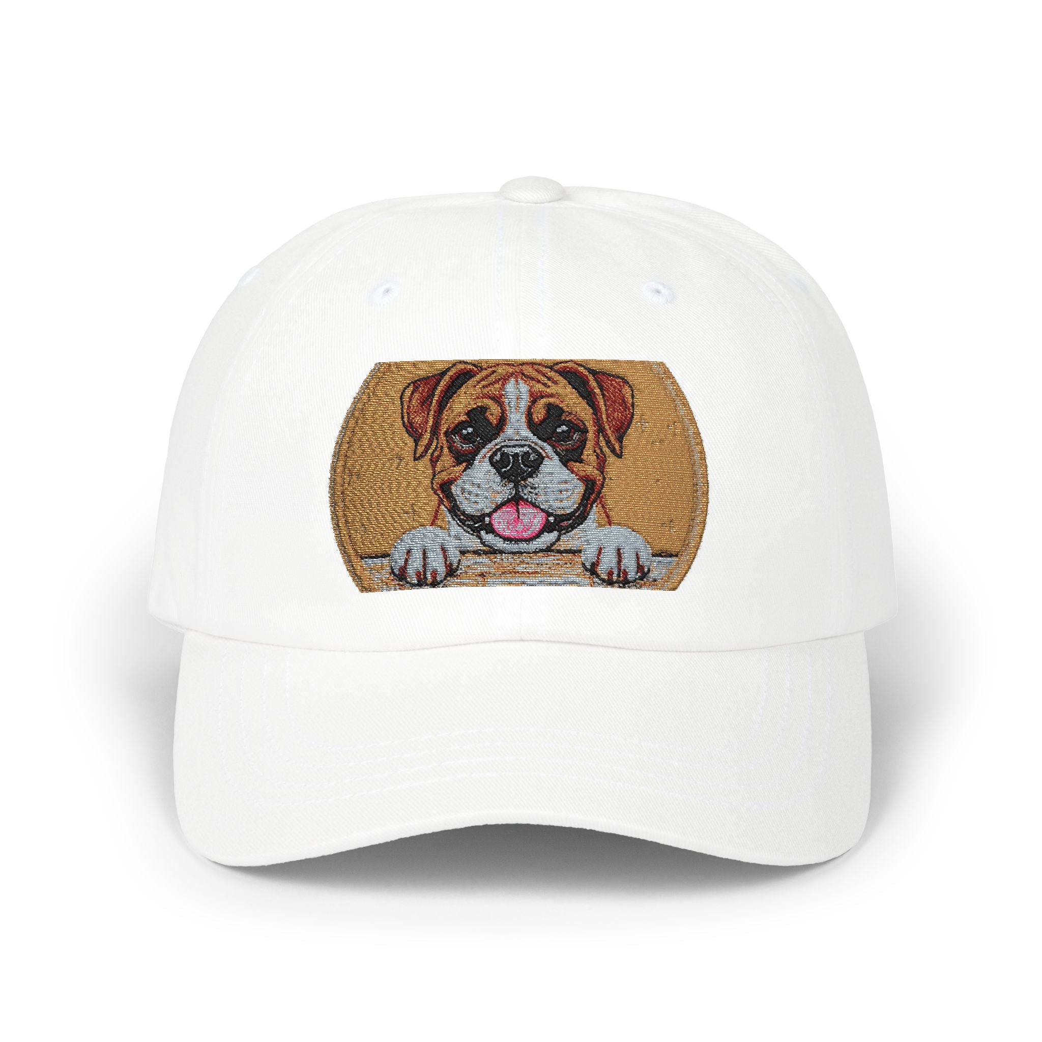 Dog Lover Dad Cap — Cute Puppy Embroidered Baseball Hat