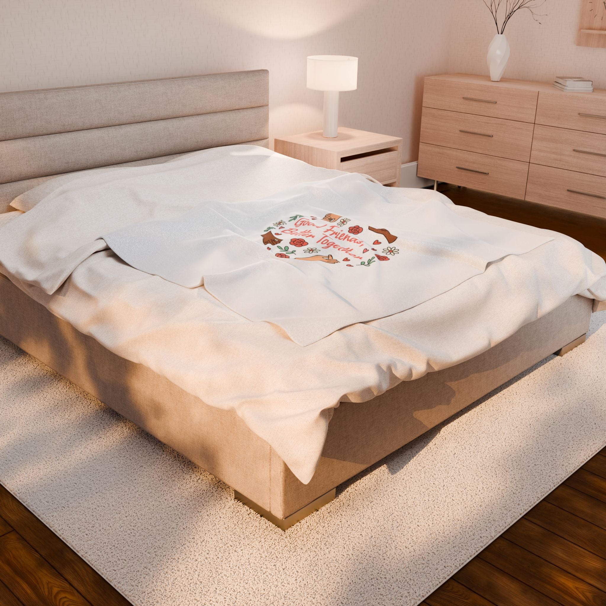 Good Friends Better Together Blanket | Friendship Valentine, Platonic Love