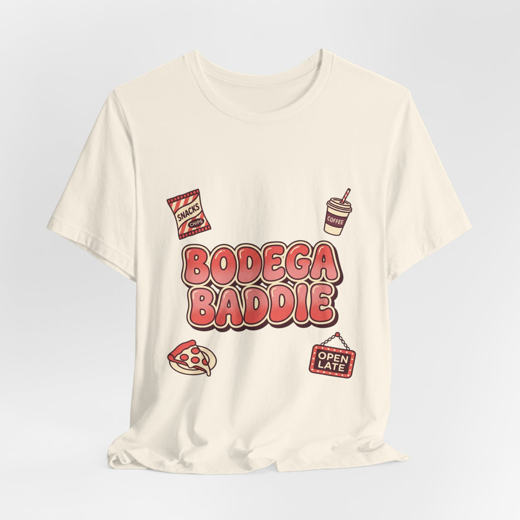 Bodega Baddie Tee | NYC Spanglish Y2K cherries deli sign