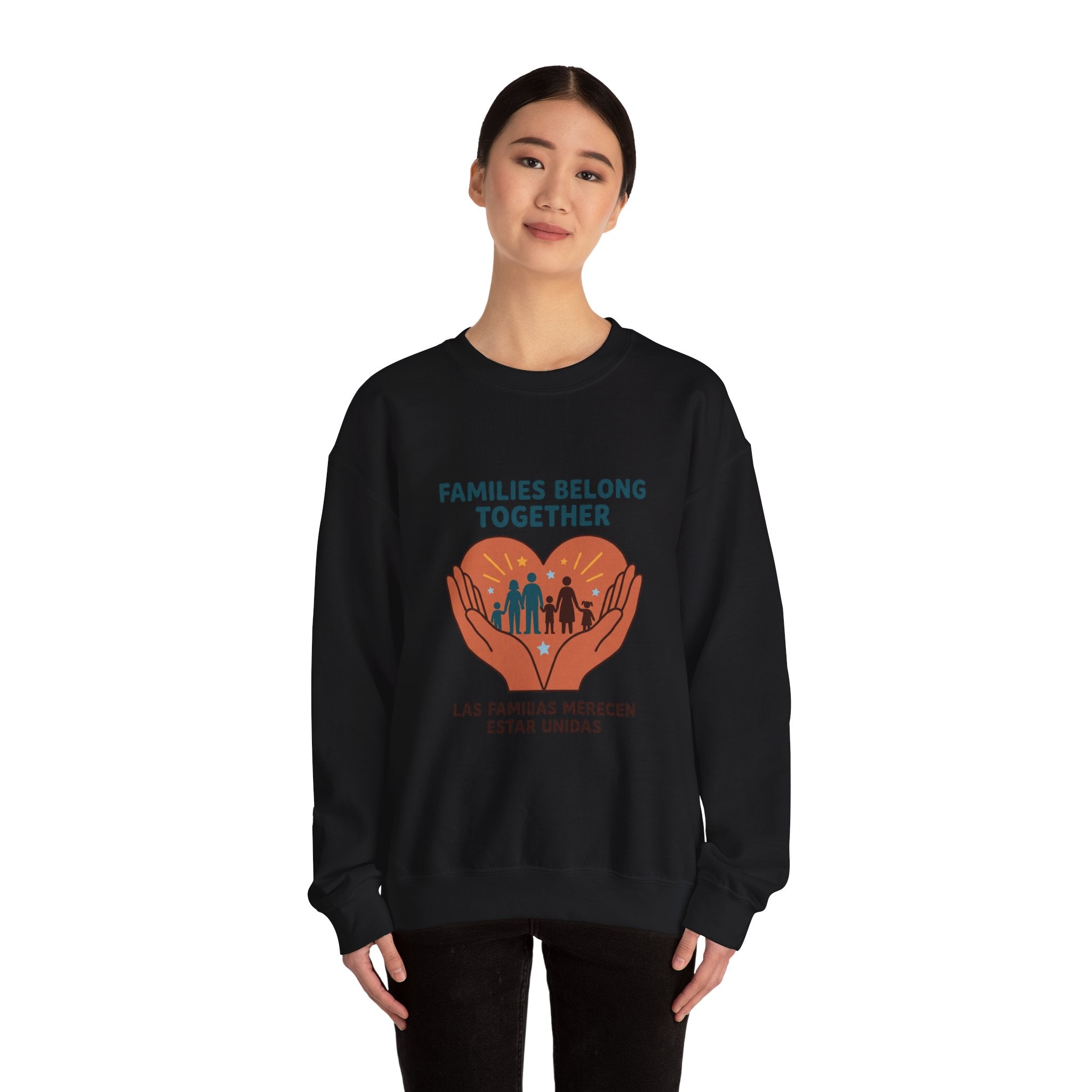 Families Belong Together Sweatshirt | family unity, solidaridad, immigrant rights
