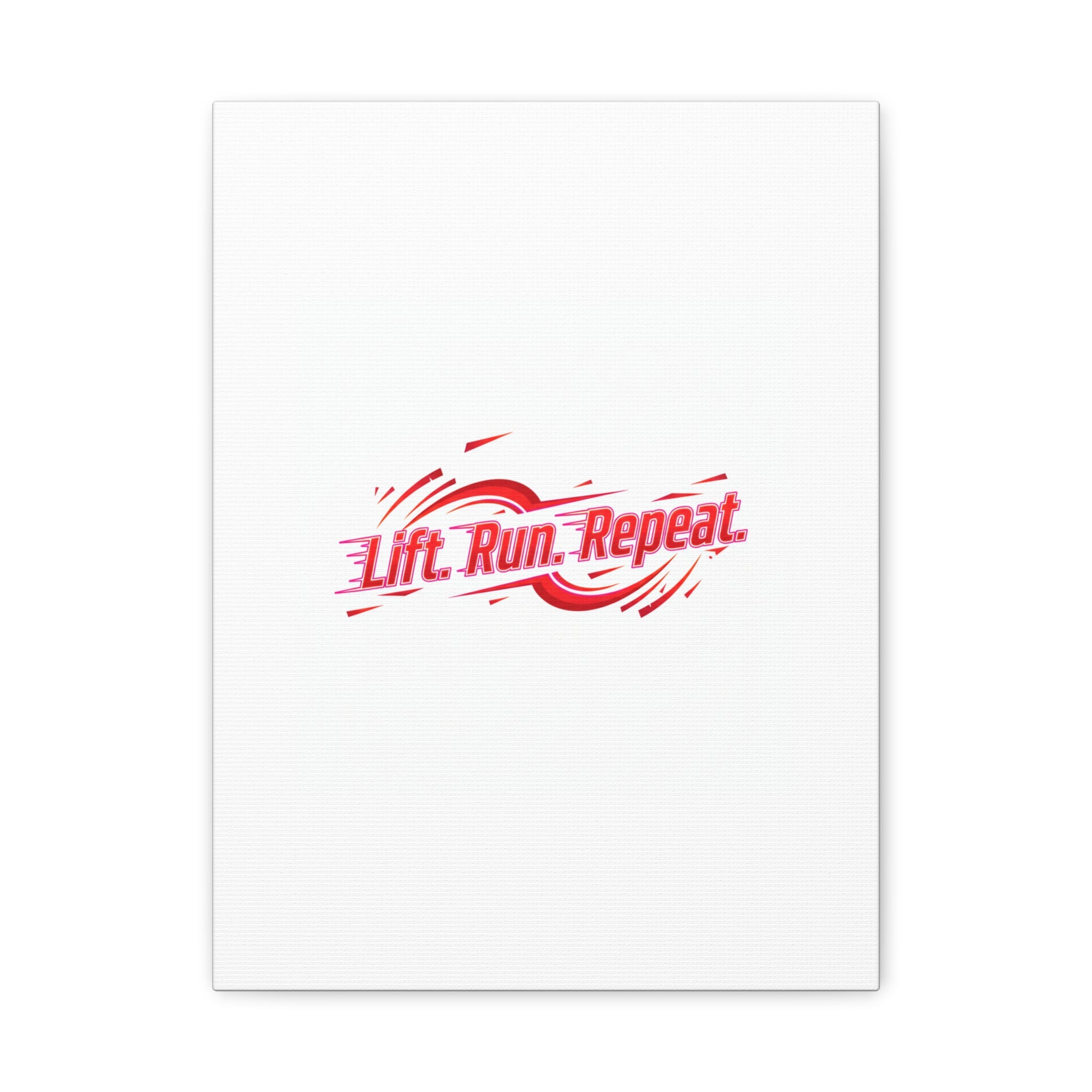 Lift Run Repeat Canvas | Fitness Wall Art, Gym Motivation