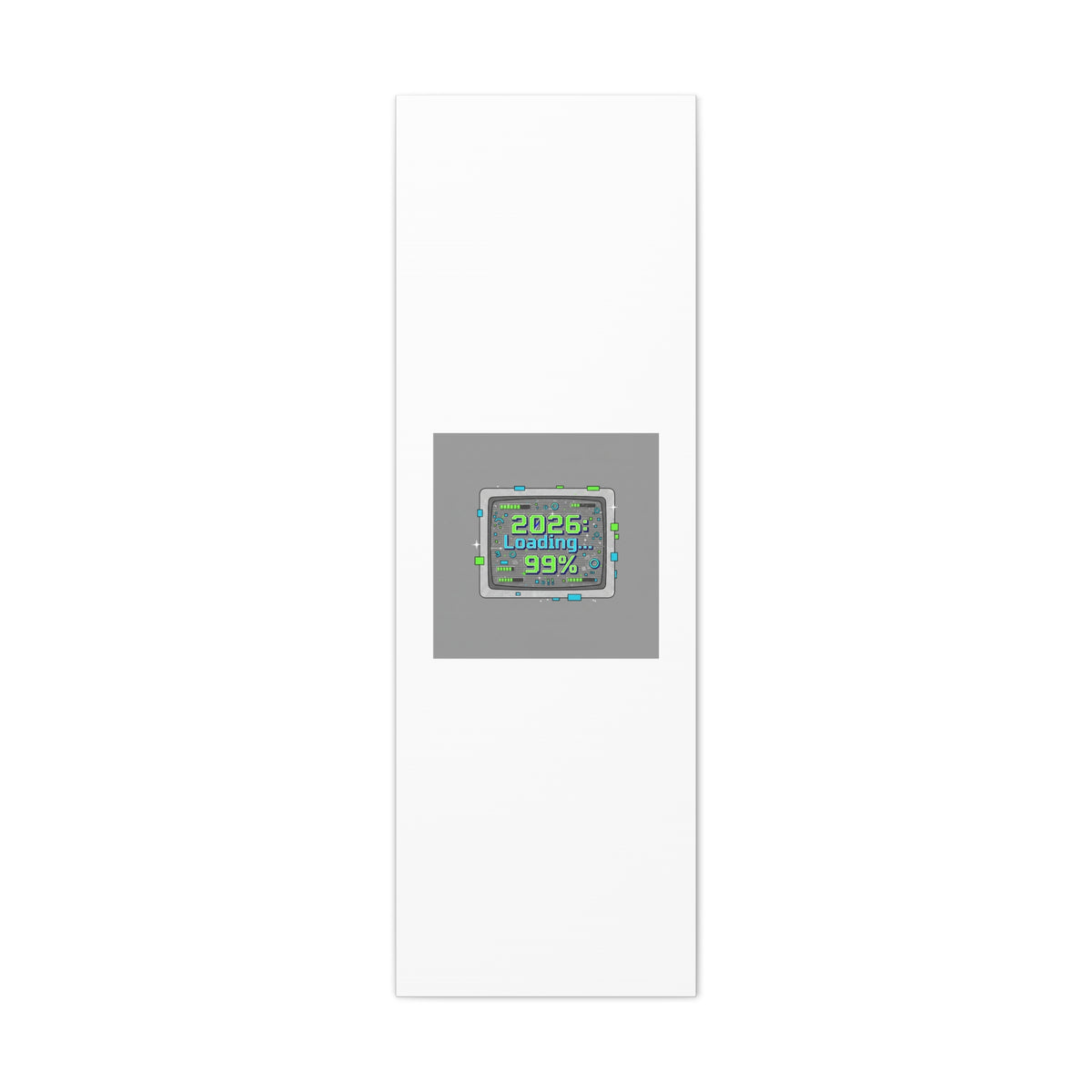 2026 Loading 99% Canvas | NYE countdown, retro system interface