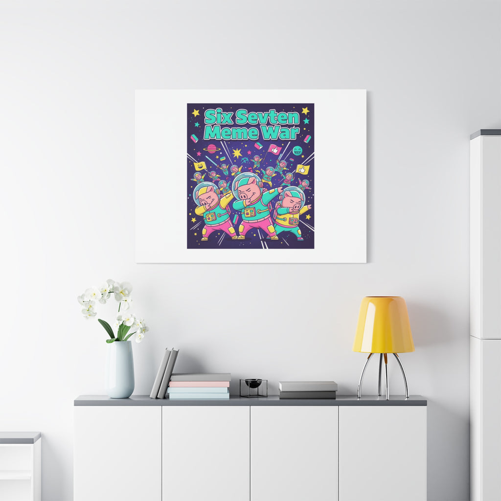 Six Sevven Meme War™ Canvas Tote | Nissspelled Edition