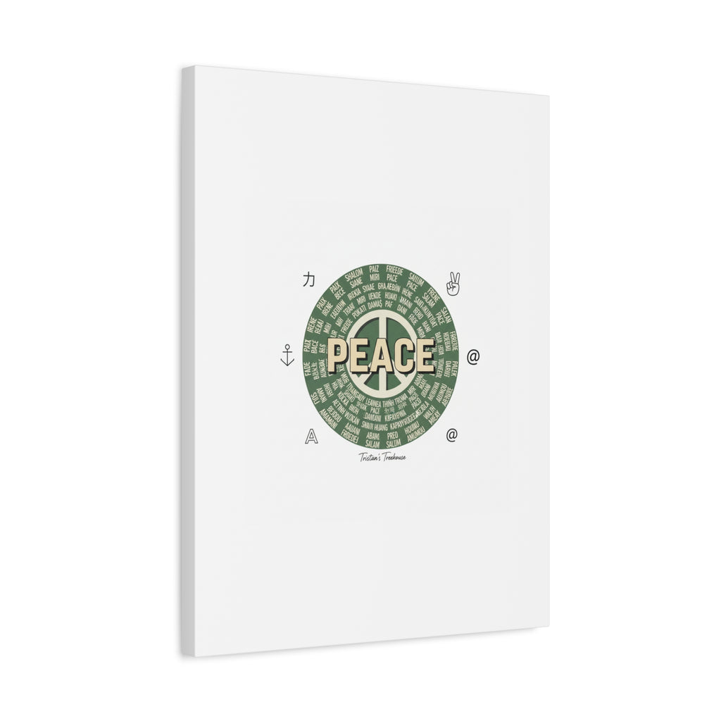 Peace doodle canvas | hand drawn sketch aesthetic, handwritten message