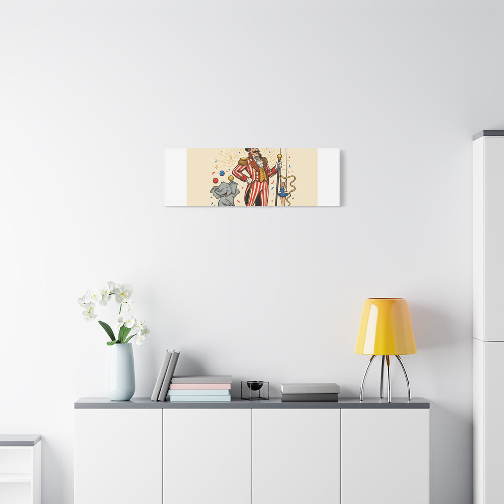 Join the Spectacle Circus Art Print | Matte Canvas, Stretched, Vintage Carnival Design