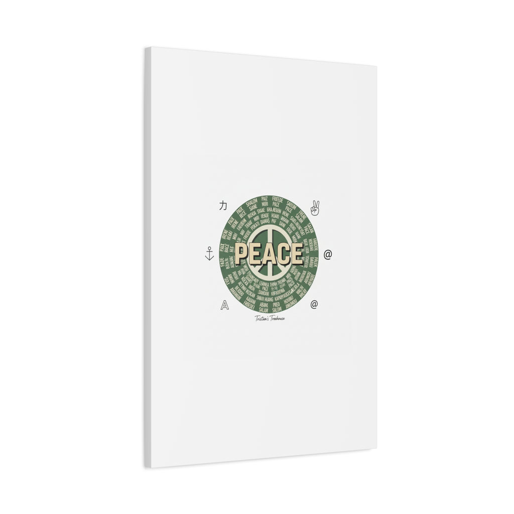 Peace doodle canvas | hand drawn sketch aesthetic, handwritten message