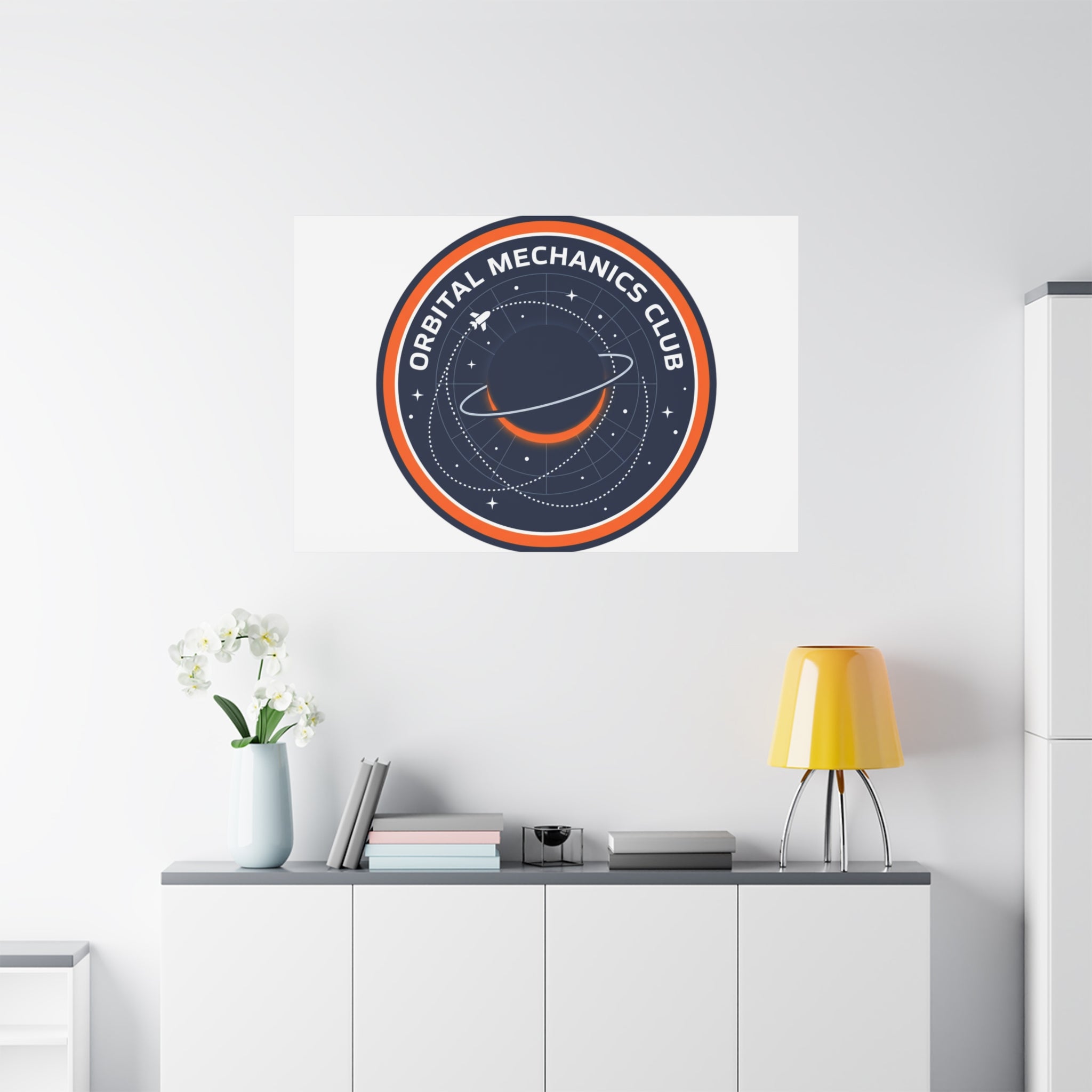 Orbital Mechanics Club Canvas | mission patch, space science