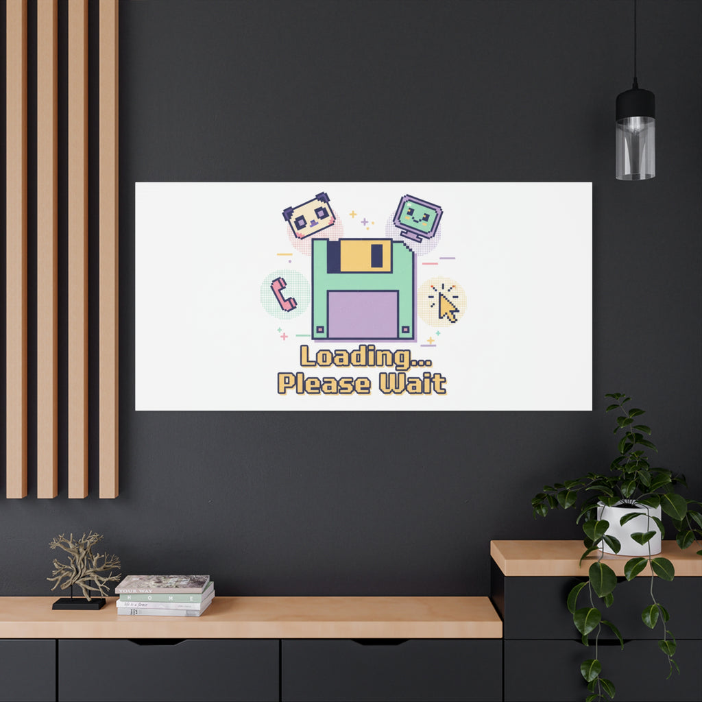Loading Please Wait Canvas | Old Internet Aesthetic, 90s Web Nostalgia