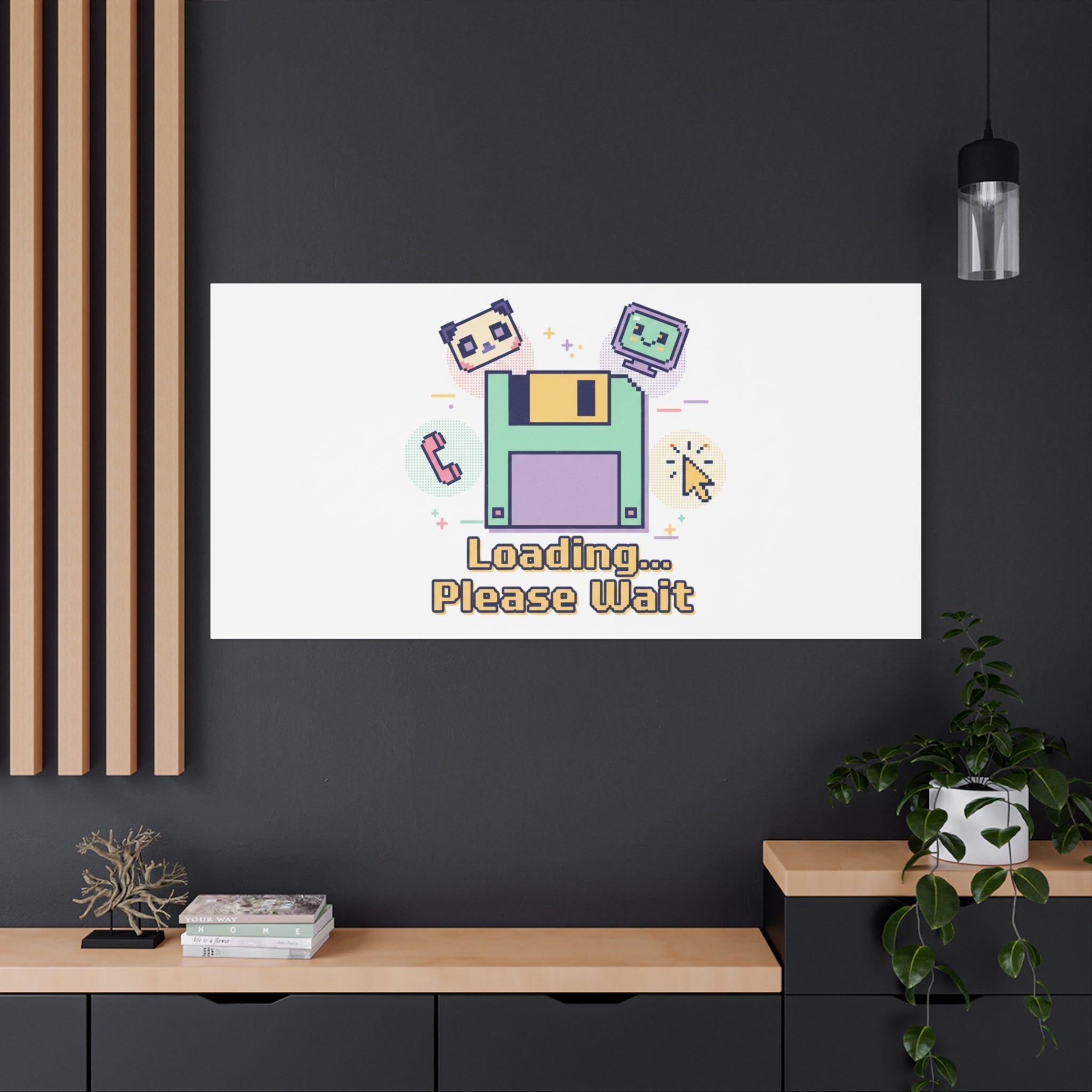 Loading Please Wait Canvas | Old Internet Aesthetic, 90s Web Nostalgia