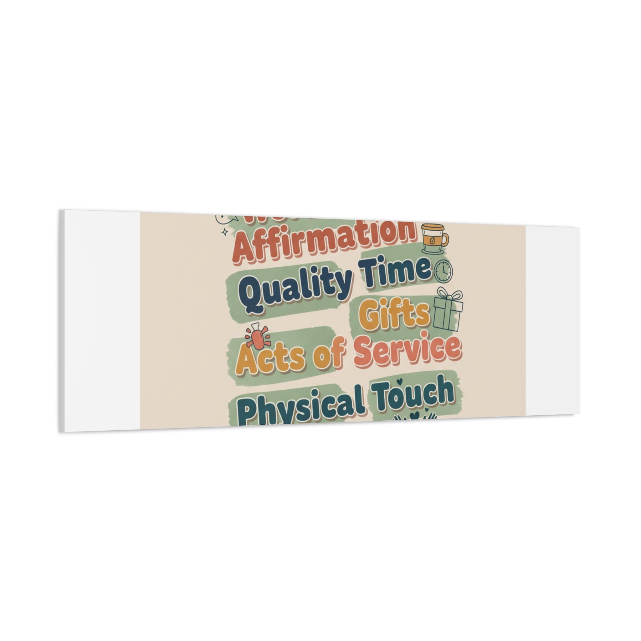 Love Languages List Matte Canvas Wall Art | love language meme, relationship humor