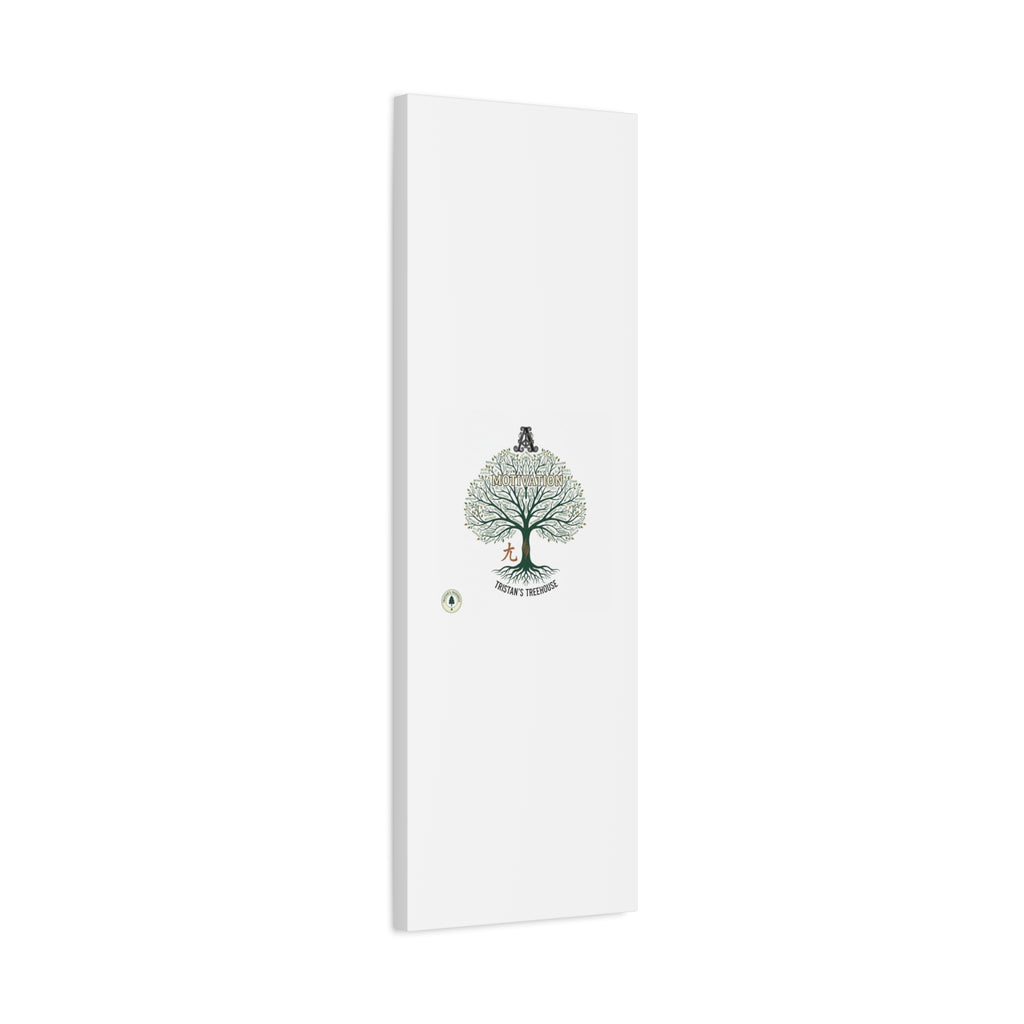 Handwritten Doodle Tree Canvas | Matte Stretched Wall Art