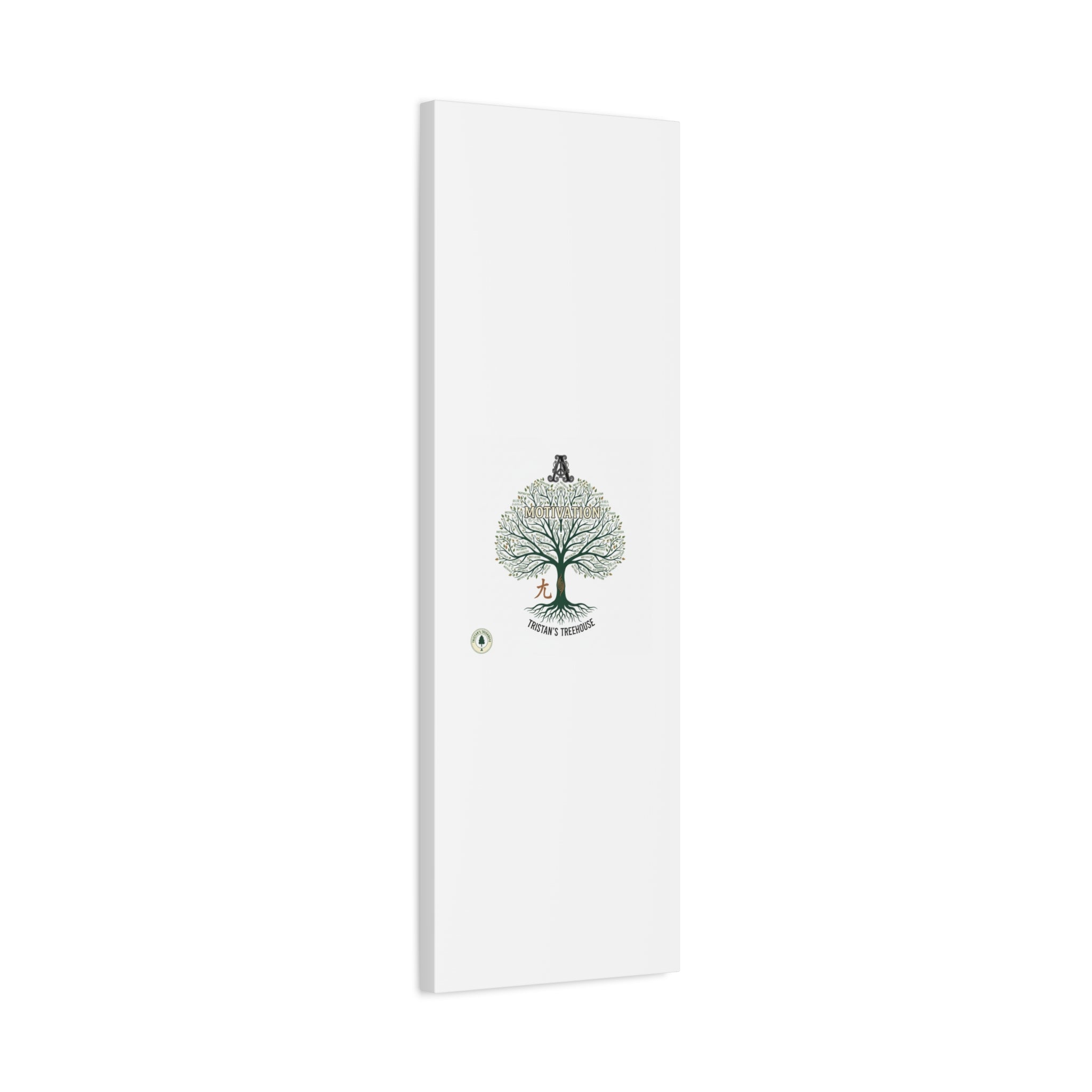 Handwritten Doodle Tree Canvas | Matte Stretched Wall Art